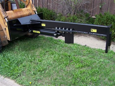 inverted skid steer log splitters|skid loader log splitter attachment.